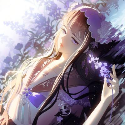 动漫女头唯美梦幻图源圆子梅