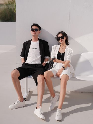 情侣街拍91可能是最像兄弟的情侣照了_穿搭_情侣照