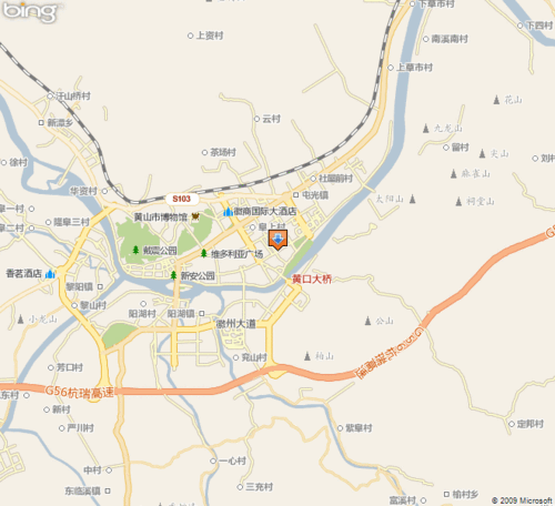 黄山市屯溪区地图