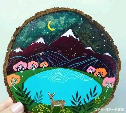 儿童树皮画美图收藏