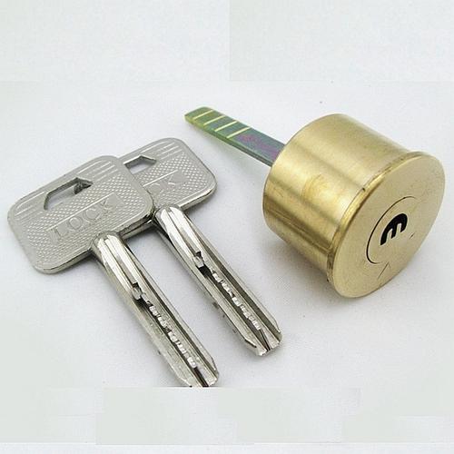 安防钥匙大月月牙防盗门铁门不锈钢门锁芯锁配件机械