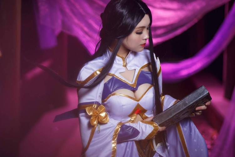 王者荣耀露娜紫霞仙子cosplay
