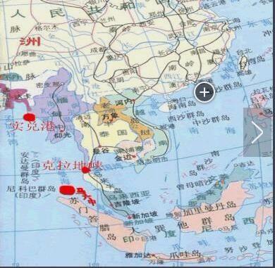 马六甲海峡地图