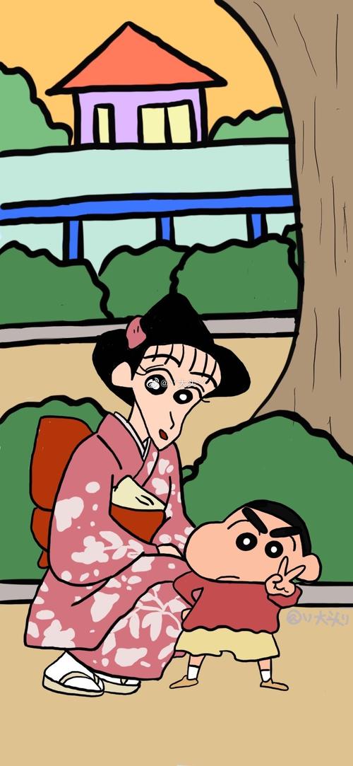 求小新跟娜娜子姐姐的这两张壁纸