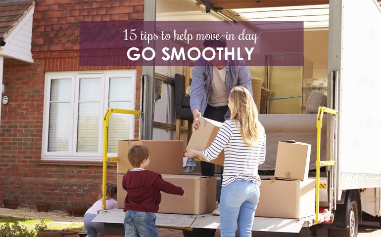 15 tips to help move-in day go smoothly