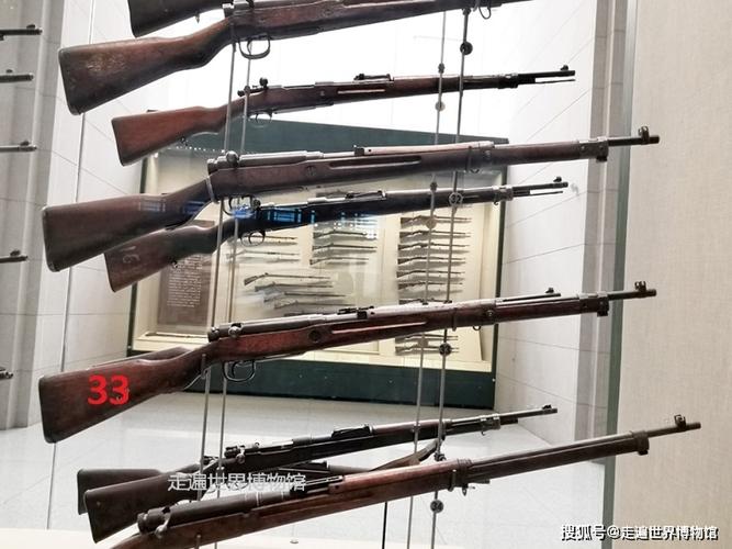 原创中国造各式步枪集锦汉阳造晋造全看到大饱眼福军事博物馆看展