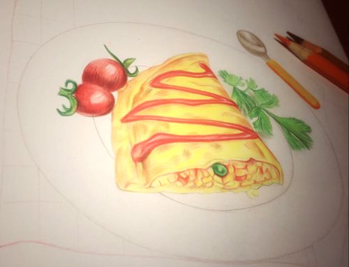 彩铅-美食|插画|创作习作|taeyeon_kim - 原创作品