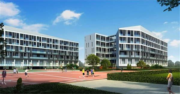 台州第一技师学院建筑设计效果图