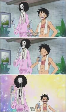 海贼王 蛋糕岛篇 布鲁克 路飞 自截