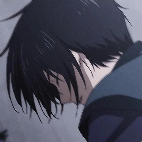 动漫冷酷男生头像.爱会被发现,不爱也是.悲伤时刻到了