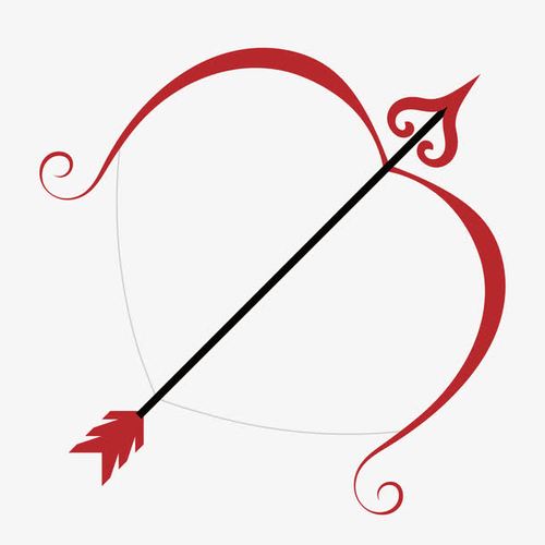 卡通丘比特的弓箭免抠素材免费下载_觅元素51yuansu.