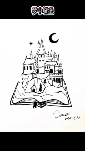 黑白画之城堡_城堡_画_知识_艺术