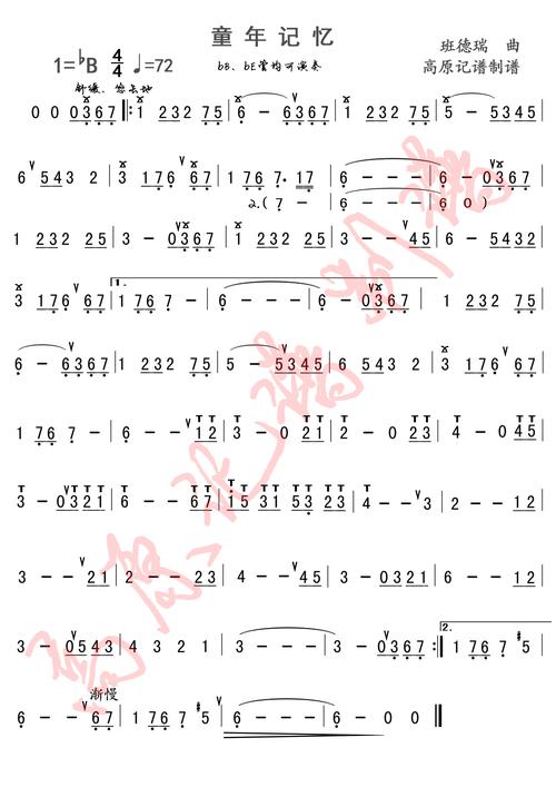 童年记忆(高音萨克斯)