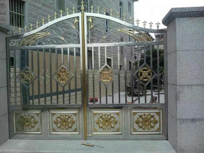 彩色不锈钢庭院门