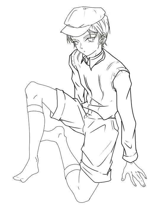 奈布奈布奈布 大概是摸的"弹簧手"线稿 想成为大佬~ (ps:上色还是很慢