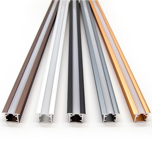 金色led灯槽u型嵌入式暗装线条灯客厅过道线形灯定制铝槽灯带卡槽