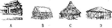 北京人 b.半坡居民 c.河姆渡居民 d.
