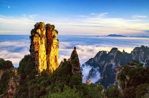 观佛光,踏云海,在河北!白石山奇山一山兼四季