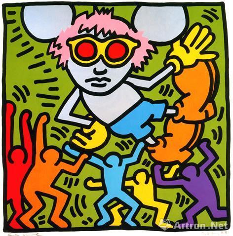 《andy mouse》1986  08keith haring foudation图片来源:wikiart