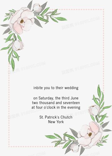 关键词:              白色浪漫手绘邀请函矢量