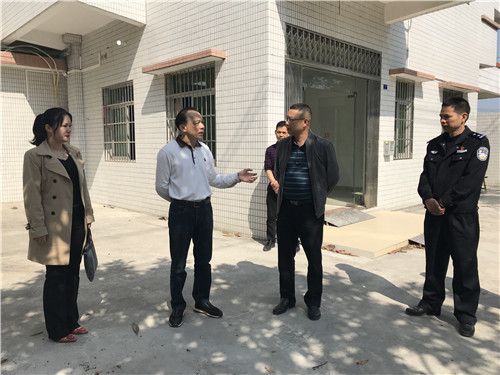 高要区禁毒办主任陈志标率队到莲塘镇检查督导禁毒