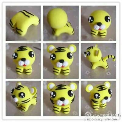 老虎#粘土(橡皮泥)