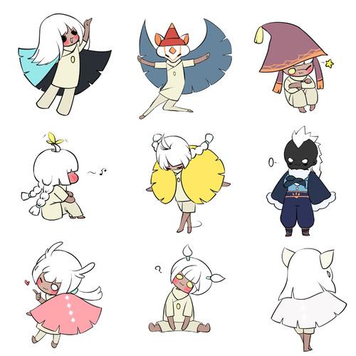 10r一个的光遇小人(  ) 打水印的是稿子,不可以用 目前还接,欢迎来约