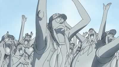 而且只有魅魅果实能力者能够让被石化的对手恢复原状,解除石化的方式