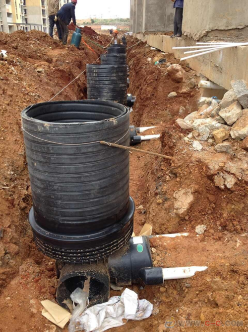 重庆塑料检查井井筒厂家dn700井筒