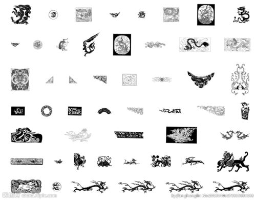 龙纹设计图__抽象底纹_底纹边框_设计图库_昵图网nipic.com