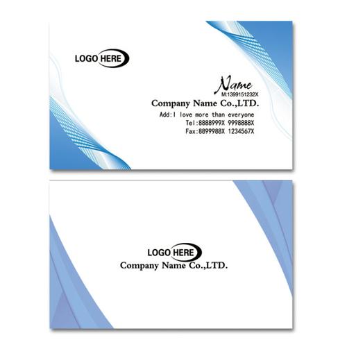 ps分层名片模板素材