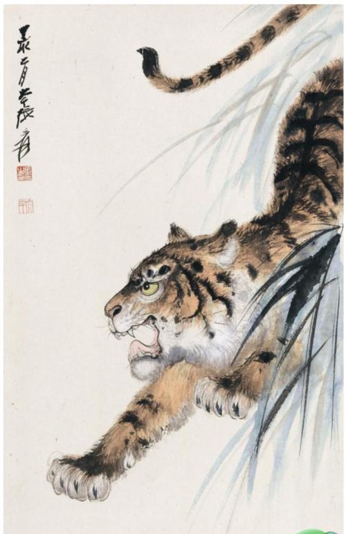 画老虎,张大千不敢画,齐白石不会画,画了两只像"病猫"
