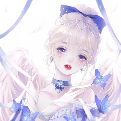 微信头像|仙里仙气的女生动漫头像!这个颜色美炸了!