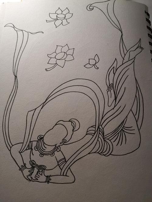 【飞天练习】77.78_绘画_我的绘画成长史_文化娱乐_绘画_小红书