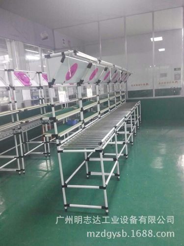 供应广州电子流水线铝型材流水线自动化皮带输送机滚筒流水线