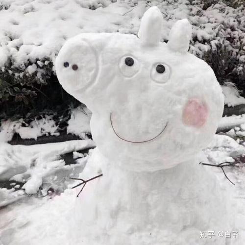 你见过哪些造型奇特的雪人?