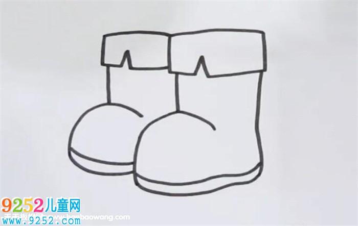 雨鞋简笔画教程