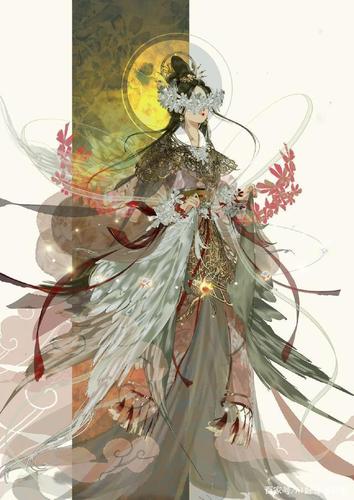 艺术家系列no.1518-千鹤 中国插画师 相当吸引人的魔幻古风插画