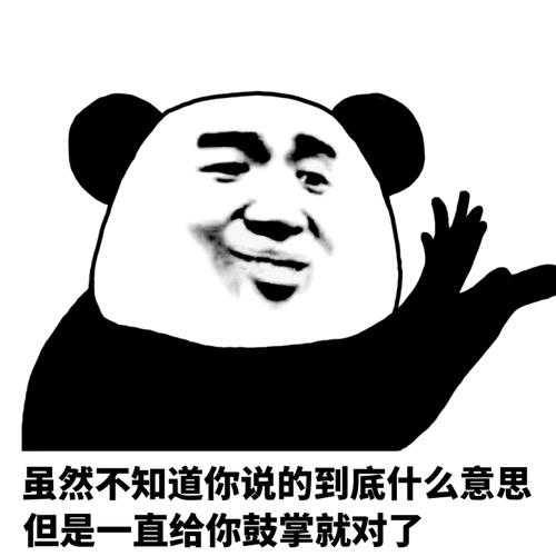 知道你说的到底什么意思但是一直给你鼓掌就对了斗图撕逼怼人必备表情