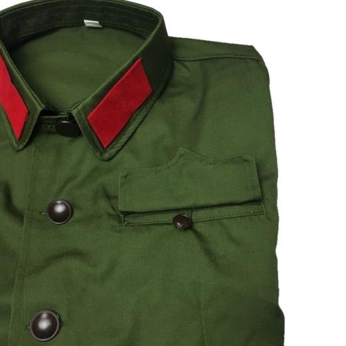 陈小春老式老兵65军装解放军情侣军装红卫兵演出服绿老兵怀旧老兵