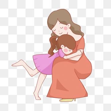 感恩节 母亲 母爱 女儿女儿 母亲 爱心 png和psd