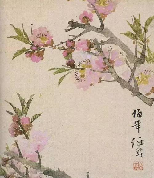 清 任伯年 桃花图清 任伯年 梨花春燕清 吴昌硕 桃花图清 蒲华 杏花