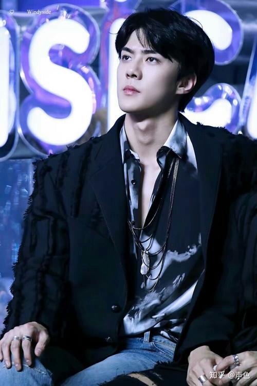 笑起来的时候,一对月牙眼尤其吸晴 高冷起来的时候,像下了雪一样