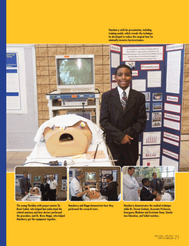 14yr old african american develop a new surgical