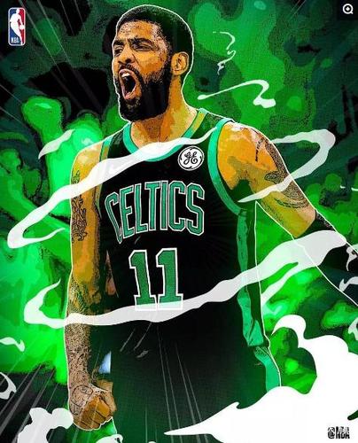 nba官方发布一组季后赛球星特效海报,目前发布9支球队