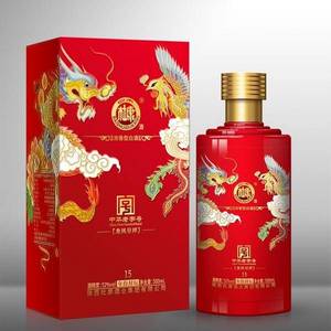 中华老字号,白水杜康 年份封坛 龙凤呈祥 52度浓香型白酒500ml*6瓶