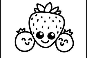 宝宝知道简笔画草莓