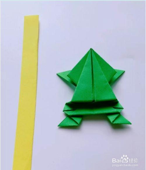 纸青蛙的折法步骤