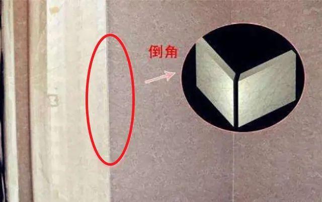 墙面贴瓷砖阳角处怎样处理别轻易就做倒角不然有你后悔的