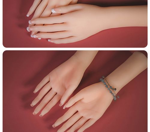 仿真手模型硅胶女性手部模型医疗绘画教学拍摄展示手模道具dw03